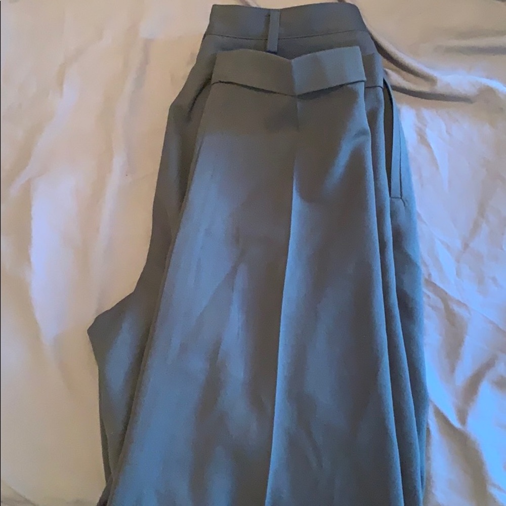 Austin reed ivory green woman’s suit.